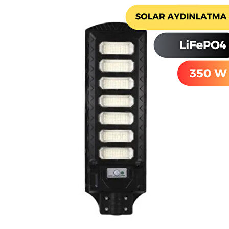 LEXRON 350W SOLAR SOKAK BAHÇE AYDINLATMA