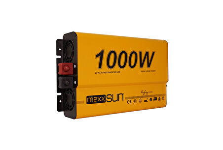 MEXXSUN Tam Sinüs UPS (Remote Ekran) 12V 1000W Şarjlı