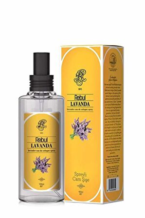 Rebul Lavanta 80 Derece Sprey Cam Şişe 100 ml Kolonya