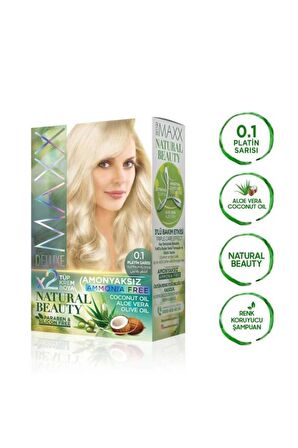 Natural Beauty Amonyaksız Saç Boyası 0.1 Platin Sarısı