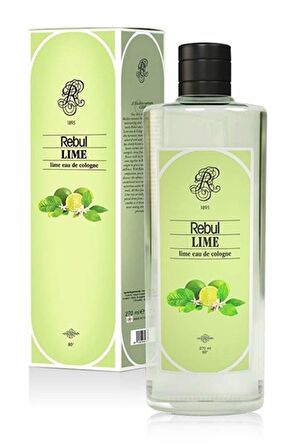 Rebul Lime 80 Derece Cam Şişe 270 ml Kolonya