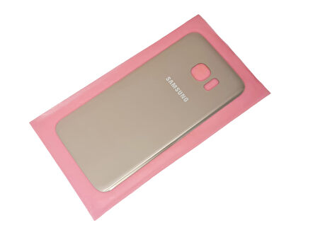 Samsung Galaxy S7 Edge Arka Kapak (CAM) GOLD