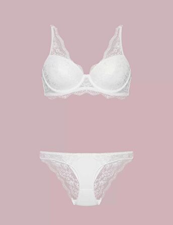 4340 – Desteksiz Sütyen Takım– Ekru