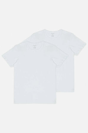 Hulio Bisiklet Yaka 2 Li Erkek Tshirt (2 Paket)
