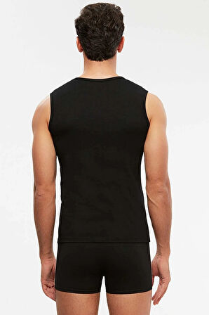 Bisiklet Yaka 2 Li Erkek Atlet 2 Paket