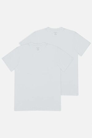 Kom Eduardo Bisiklet Yaka 2 li Erkek Tshirt