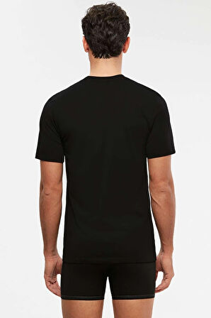 Eduardo Bisiklet Yaka 2 Li Erkek Tshirt (2 Paket)