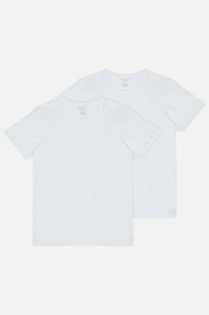 Hulio Bisiklet Yaka 2 Li Erkek Tshirt 2 Paket