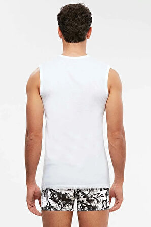 Nobre V Yakalı Pamuklu Basic Erkek Atlet (2 Paket)