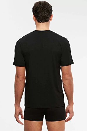 James Bisiklet Yaka 2 li Erkek Tshirt (2 PAKET)