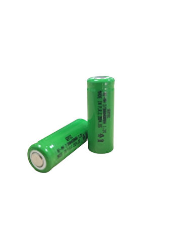 1.2V 400 Mah - 2/3AAA - Ni-MH Şarjlı Pil - (Başsız / Flat Head)