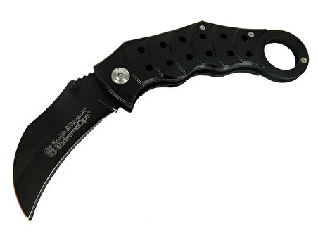 ZH 225 Siyah Karambit 18 cm - Metal Saplı, Manuel