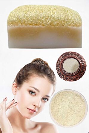 3'lü Gözenek Temizleme Sivilce Leke Ölü Deri Peeling Ruşur Taşı Masaj Etkili Lifli Eşek Sütlü Sabun