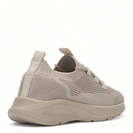 Günlük Kadın Triko Sneaker Bağcıklı Çorap Kalın Topuklu Oval Burunlu Spor Ayakkabı 625