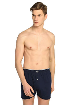 Iç Giyim Pamuklu Penye Düğmeli Erkek Boxer 6 Lı Paket