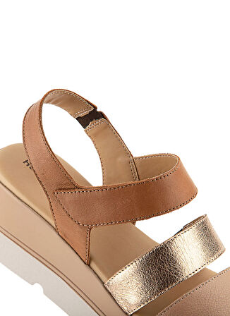 Hush Puppies Deri Taba Kadın Sandalet Podporo