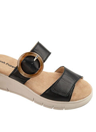 Hush Puppies Siyah Kadın Terlik Pigem