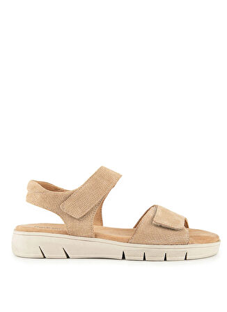 Hush Puppies Deri Ekru Kadın Sandalet Jaylli