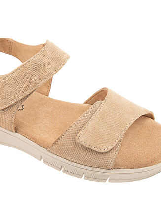 Hush Puppies Deri Ekru Kadın Sandalet Jaylli