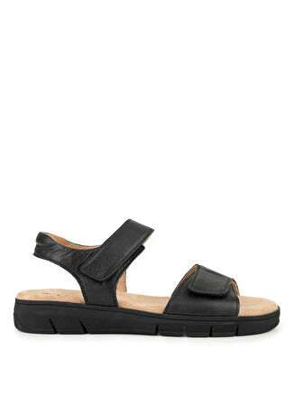 Hush Puppies Deri Siyah Kadın Sandalet Jaylli