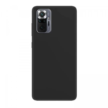 Xiaomi Redmi Note 10 Pro Max İnce Mat Silikon Kılıf Siyah