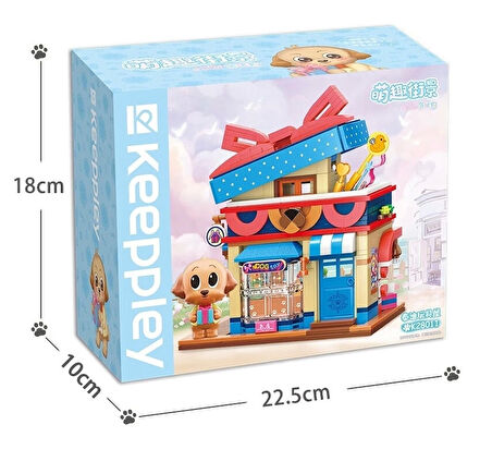 Mikro Blok Oyuncak Dükkanı 374 Parça - Lego Setleri - Keeppley Mini Lego - Keeppley Lego - Mikro Bloklar