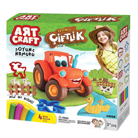 Çiftlik Oyun Hamur Seti 200 Gr. - Oyun Hamuru Seti - Hamur Setleri - Hamur Kalıpları