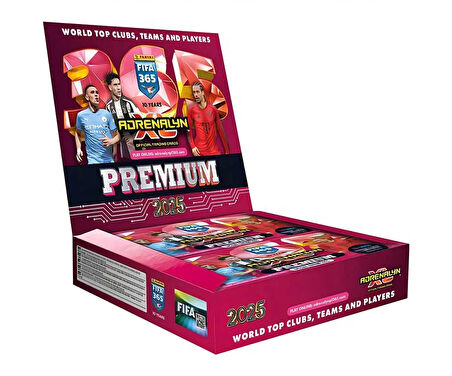 Panini Premium FIFA 365 Adrenalyn XL 2025 Oyuncu Kartı - Premium Futbolcu Kartları - 10 Paket