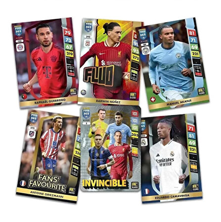 Panini FIFA 365 Adrenalyn XL 2025 Oyuncu Kartı - Futbolcu Kartları - Trading Oyuncu Kartı - 2 Paket