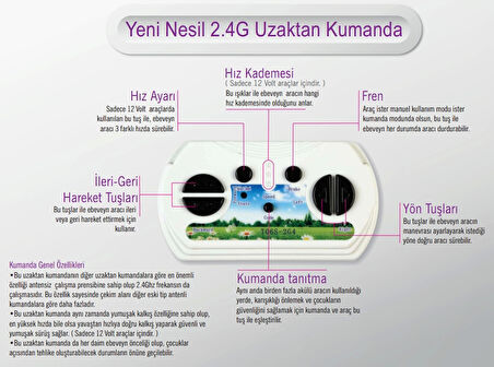 Kumandalı Çift Kişilik Mega Akülü Araba Siyah - 12 Volt İki Kişilik Akülü Araba Akülü JEEP - Mega Off Road Turbo Jeep