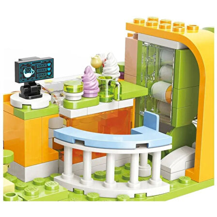 Mikro Blok Meyve Suyu Dükkanı 315 Parça - Lego Setleri - Keeppley Mini Lego - Keeppley Lego - Mikro Bloklar