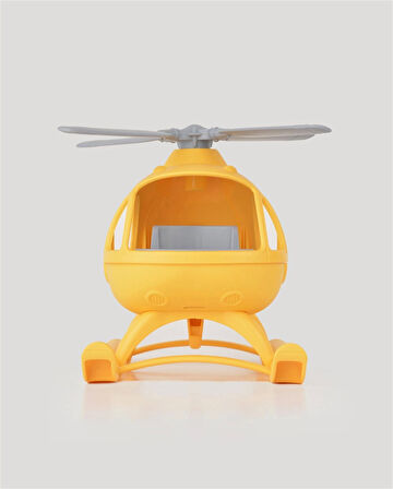 Lüx Sarı Büyük Helikopter - Plastik Helikopter - Kırılmaz Oyuncak - Kırılmaz Helikopter - Helikopter Oyuncakları - Helikopter Setleri