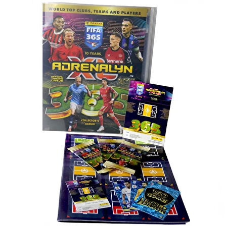 Panini FIFA 365 Adrenalyn XL 2025 Mega Başlangıç Paketi - Futbolcu Kartları - Trading Oyuncu Kartı