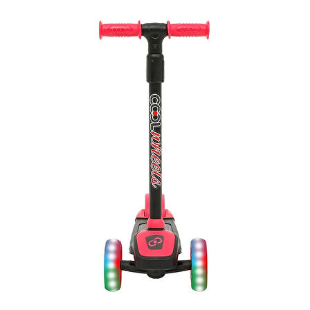 Cool Wheels Pembe Twist Işıklı 3 Tekerlekli Scooter - Işıklı Scooter - CoolWheels Scooter - Çocuk Scooter - İttir Git