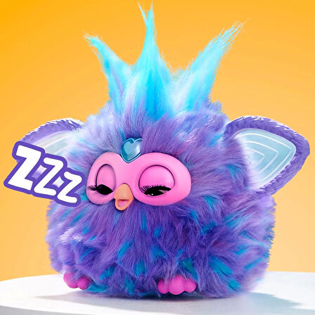 Furby Mor Renkli İnteraktif Pelüş Oyuncak - Furby Peluşu - Furby Oyuncak Peluş - Konuşan Furby Oyuncak