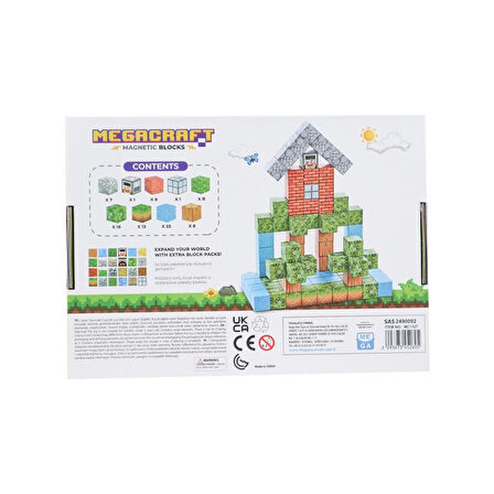 Minecraft Orman Temalı 88 Parça Manyetik Lego Minecraft Manyetik Lego Minecraft Lego Megacraft Lego Seti Megnetic Blocks