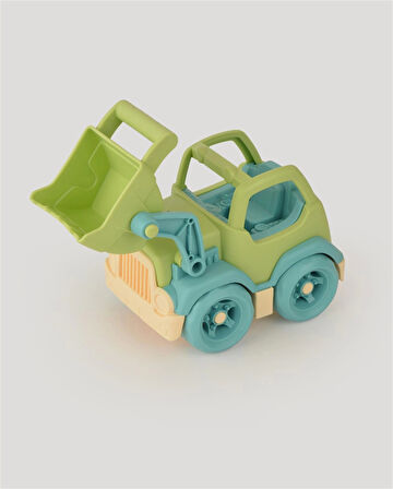 Lüx Yeşil Minik Kepçe - Plastik Kepçe - Kırılmaz Oyuncak - Kırılmaz Kepçe Dozer - Kepçe Dozer Setleri