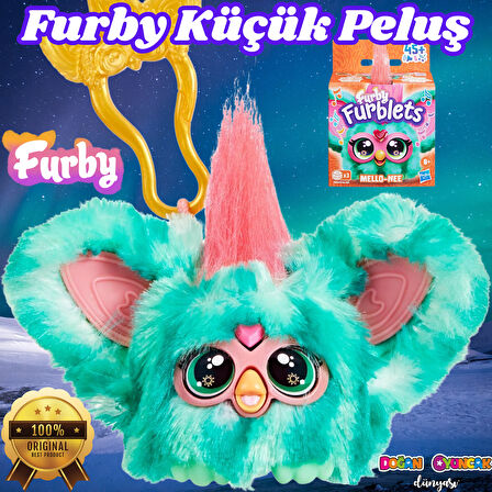 Furby Furblet İnteraktif Peluş Mello-Nee Oyuncak - Furby Peluşu - Furby Oyuncak Peluş - Konuşan Furby Oyuncak