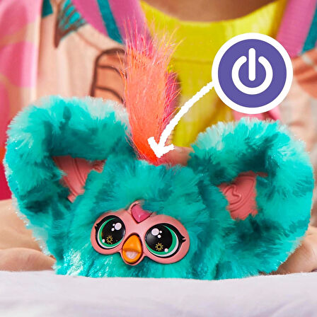 Furby Furblet İnteraktif Peluş Mello-Nee Oyuncak - Furby Peluşu - Furby Oyuncak Peluş - Konuşan Furby Oyuncak