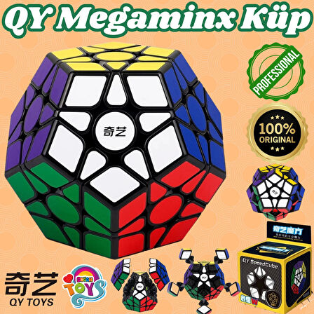 Orijinal QY Megaminx Speed Küp - QiYi Megaminx Küp - Akıl Küpü - Orjinal QY Speed Küp - Zeka Küpü