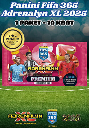 Panini Premium FIFA 365 Adrenalyn XL 2025 Oyuncu Kartı - Premium Futbolcu Kartları - 1 Paket