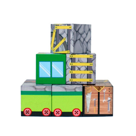 Minecraft Tren Desenli Blok Manyetik Lego Minecraft Manyetik Lego Minecraft Lego Megacraft Lego Seti Megnetic Blocks