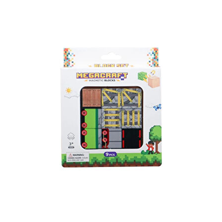 Minecraft Tren Desenli Blok Manyetik Lego Minecraft Manyetik Lego Minecraft Lego Megacraft Lego Seti Megnetic Blocks