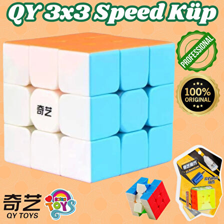 Orijinal Lüx QY 3x3 Speed Küp - QiYi 3x3 Küp - Akıl Küpü - Orjinal QY Speed Küp - Zeka Küpü