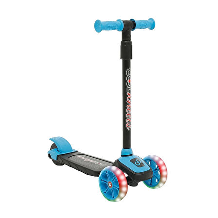 Cool Wheels Mavi Twist Işıklı 3 Tekerlekli Scooter - Işıklı Scooter - CoolWheels Scooter - Çocuk Scooter - İttir Git