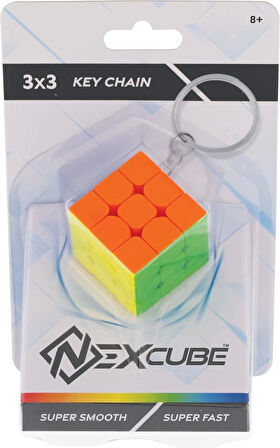 Orijinal NexCube Anahtarlık Küp- Nexcube Speed Cube - NexCube Classic 3x3 Zeka Küpü - Zeka Küpü - Rubik Küp