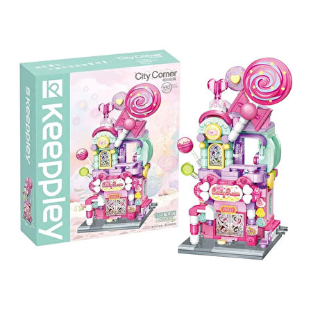 Mikro Blok Şeker Dükkanı 358 Parça - Lego Setleri - Keeppley Mini Lego - Dükkan Lego - Keeppley Lego - Mikro Bloklar
