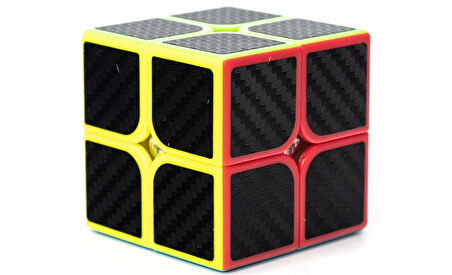 Orijinal MoYu Fiber Karbon 2x2 Küp - Moyu Speed Cube - Moyu Fiber Karbon 2x2 Zeka Küpü - Zeka Küpü - Rubik Küp