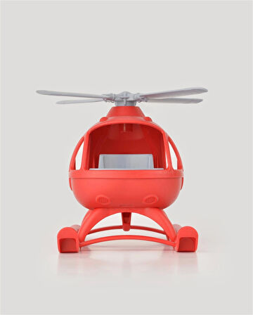 Lüx Kırmızı Büyük Helikopter - Plastik Helikopter - Kırılmaz Oyuncak - Kırılmaz Helikopter - Helikopter Oyuncakları - Helikopter Setleri