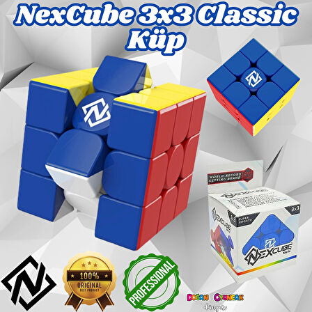 Orijinal NexCube 3x3 Classic Küp (Küçük Paket) - Nexcube Speed Cube - NexCube Classic 3x3 Zeka Küpü - Zeka Küpü - Rubik Küp